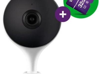 Câmera Inteligente Full HD Compatível com Alexa IM3C com MicroSD 32GB Intelbras