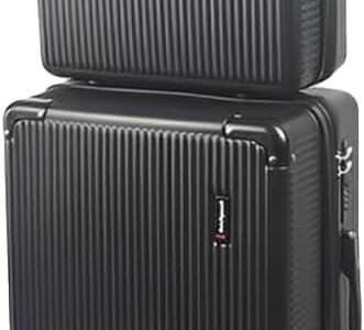 Mala de Bordo 10kg com Frasqueira Bagagem de Mão Expansivel Aprovada ANAC com 4 Rodas duplas 360° Cadeado AntiFurto TSA Mala de Viagem Alça Lateral com Divisória, Leve Resistente, Bolso Para Notebook