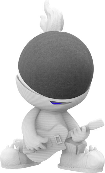 Splin Suporte Stand De Mesa para Alexa Smart Speaker Echo Dot 5 ou 4 -Amazon- Star Boy (branco)