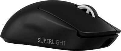 Mouse Gamer Sem Fio Logitech G PRO X SUPERLIGHT 2 com Tecnologia LIGHTSPEED, Ultraleve, Switch LIGHTFORCE, Sensor HERO 2 com 32K DPI, 5 botões programáveis e Bateria Recarregável - Preto