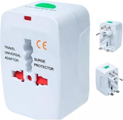 Adaptador Tomada Universal Padrão Internacional 150 Países Viagem Bivolt