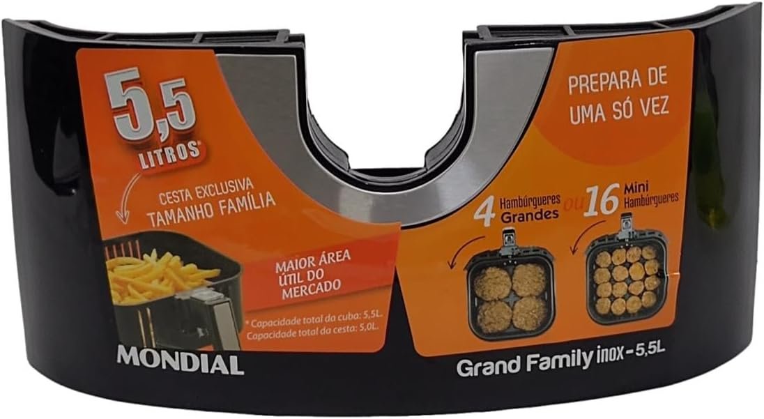 Adereço Frontal Cuba Air Fryer Fritadeira Mondial AF-55