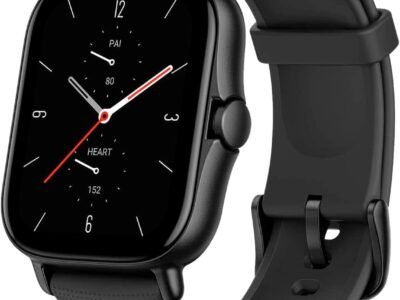 Amazfit GTS 2 new Smart Watch for Women, Amazon Alexa Built-in, with GPS, Bluetooth Call & Text, 90 Sports Modes 50M Water Watch (gts2 new black)