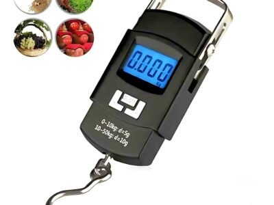 Balança Portátil Digital Vertical De Mão Para Mala Bagagem Pesca Hortifrutim - Que Cabe No Bolso De Até 50 Kg