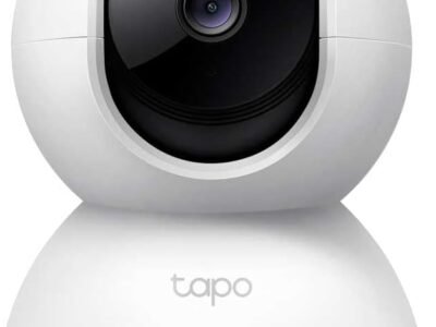 Camera de Segurança Wi-Fi 360º, 1080p Full HD TP-Link Tapo C200, Visão Noturna, Audio de duas vias, Detecção de Movimentos, Trabalha com Alexa, 512G de Armazenamento Local, Armazenamento na Nuvem