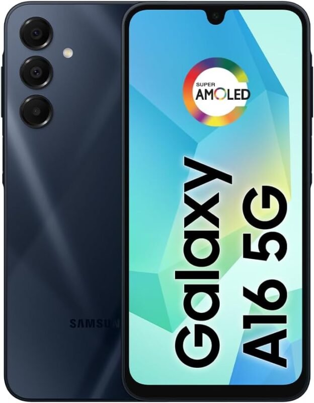 Celular Samsung Galaxy A16 5G, 256GB + 8GB RAM, Câmera de até 50MP, Tela 6.7", NFC, IP54, Bateria 5000 mAh - Azul Escuro