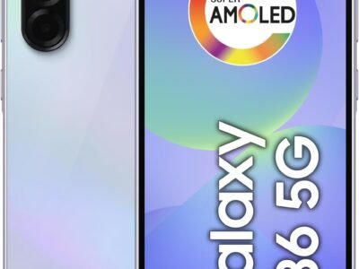 Celular Samsung Galaxy A36 5G 256GB, 6GB RAM, Câmera 50MP, IP67, Super AMOLED 6.7", Recursos AI, Violeta