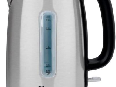 Chaleira Elétrica Inox Midea 1,7 Litros, Visor Externo do Nível de Água,110 Volts/60Hz