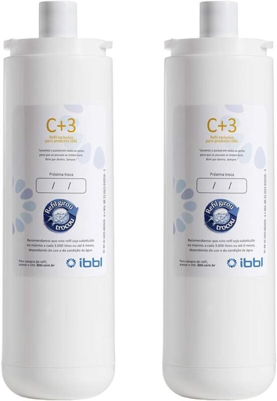 Conjunto Filtro IBBL C+3 para Purificador de Água (2 unidades)
