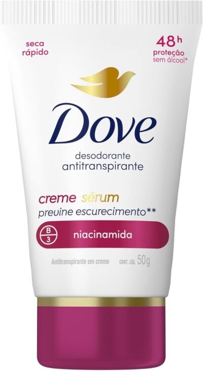 Dove Desodorante Antitranspirante em Creme Previne Escurecimento 50 G