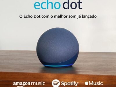ECH0 D0T 5ª geração | O Echo Dot com o melhor som já lançado | Cor (Azul)