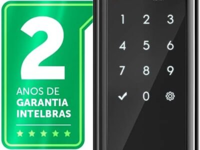 Fechadura Digital de Sobrepor Touch Screen FR 101 Preto Intelbras