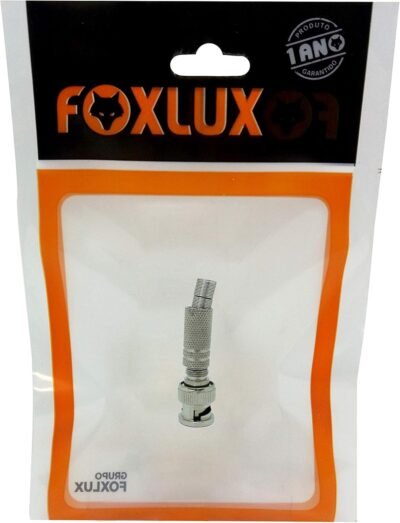 Foxlux Conector Bnc Macho Com Mola Pct C/1 Un