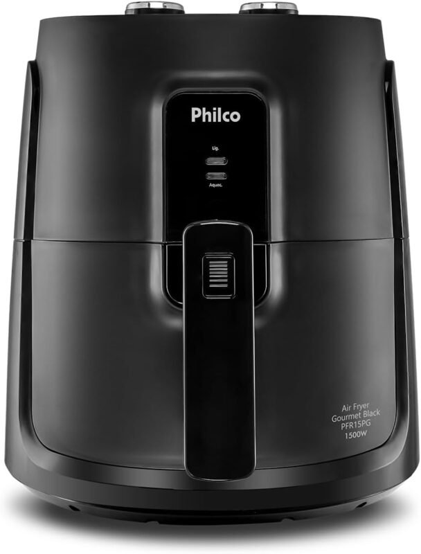 Fritadeira Air Fryer Philco PFR15PG Gourmet Black 4,4L 1500W 220V