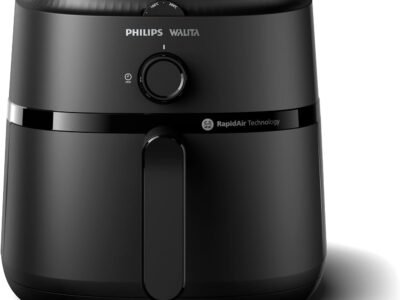 Fritadeira Airfryer Série 1000 XL, Philips Walita, 6,2 litros, Tecnologia RapidAir, Preta, 2 anos de garantia, 110v - NA130/00