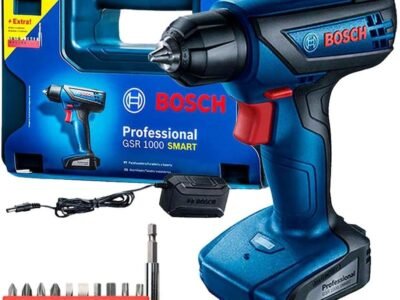 Furadeira Parafusadeira Bosch GSR 1000 Smart, Com Acessórios, 12 Volts