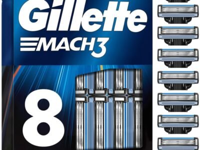 Gillette Mach3 - Carga para Aparelho de Barbear, Leve 8 Pague 6 (o pacote pode variar)