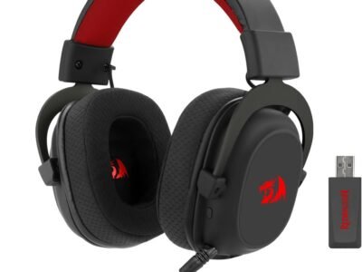 Headset Gamer Redragon Zeus Pro Preto Sem Fio 7.1 H510-PRO