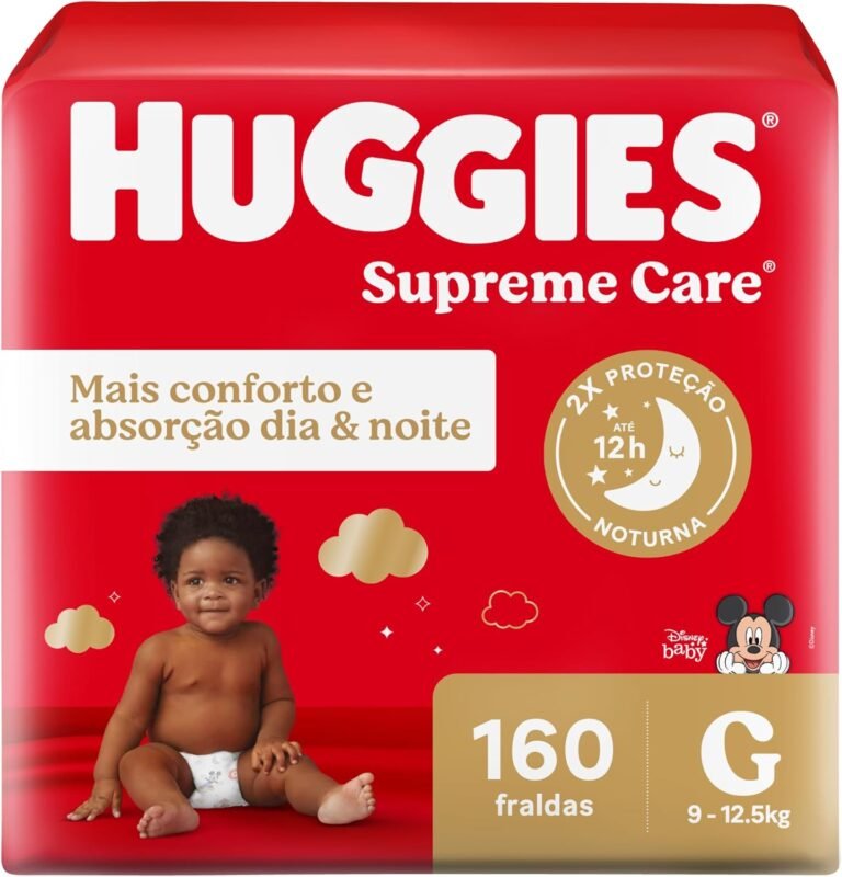 Huggies, Fralda Supreme Care, G, 160 fraldas