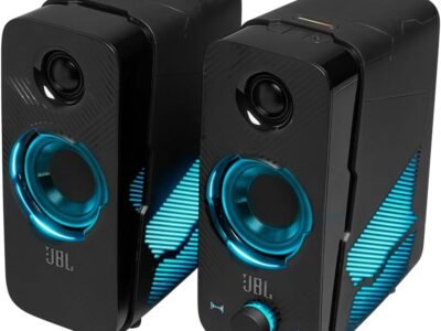 JBL, Caixa de Som Gamer, Quantum Duo 20W - Preta