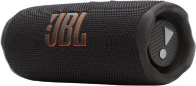 JBL Flip 7, altifalante Bluetooth portátil sem fios potente, bateria de 16h, resistente à água IP68, à prova de poeira e quedas, som Pro, AI Sound Boost, compatível com Auracast, preto