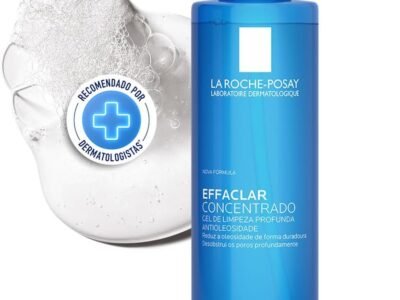 La Roche-posay Effaclar Gel Concentrado 300g. Gel de Limpeza Facial. Limpa a Pele Profundamente Reduzindo a Oleosidade e Lesões Acneica. Limpeza Facial. Pele Oleosa. Ácido Salicílico, LHA, PCA de Zinco.