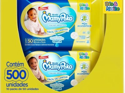 MamyPoko Lenços Umedecidos Dia&Noite 500 Unidades