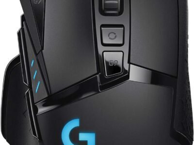 Mouse Gamer Sem Fio Logitech G502 LIGHTSPEED com Tecnologia RGB LIGHTSYNC, Ajustes de Peso, 11 Botóes Programáveis, Sensor HERO 25K e Bateria Recarregável - Compatível com POWERPLAY