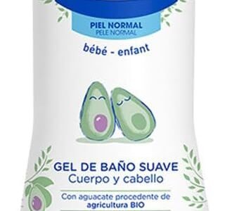 Mustela Gel Lavante Suave 500ml - Sabonete Líquido Corpo e Cabelo para bebês e crianças – feito com 93% de ingredientes de origem natural