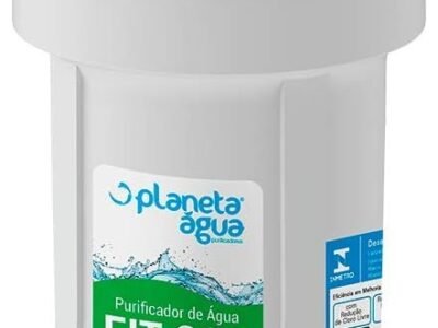Purificador Fit 200 com Rosca de 1/2" Planeta Água Branco Pequeno