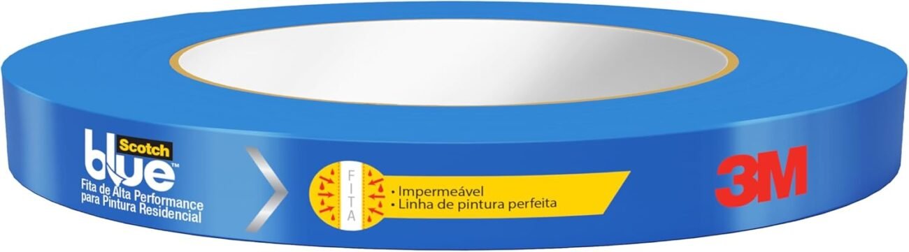 Scotch, 3M, Bluetape, Fita Crepe Profissional - 18 mm x 50 m