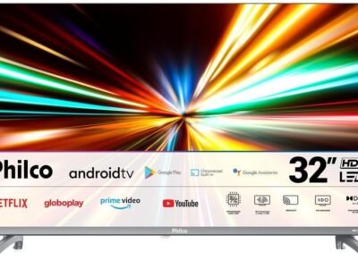 Smart TV Philco 32” Led Dolby Áudio Prata PTV32M9GACGB – 127 Volts