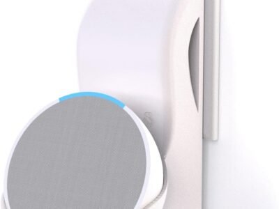 Suporte de Tomada para Alexa Echo Pop Amazon Som Parede