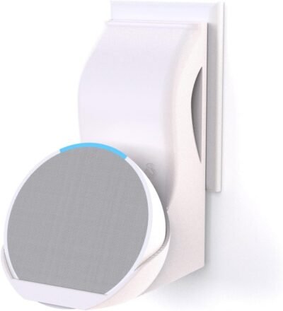 Suporte de Tomada para Alexa Echo Pop Amazon Som Parede
