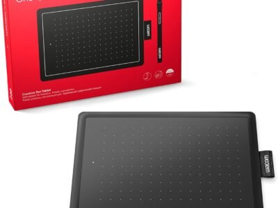 Wacom One CTL472 - Mesa Digitalizadora, Preto / Vermelho