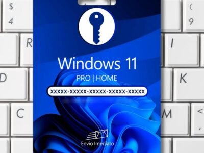 Windows 11 Pro 32/64 bits - Produto Vitalício 1PC / KEY e-Card Receba Rápido